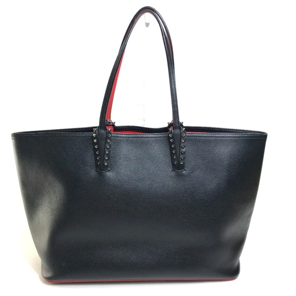 Christian Louboutin Black Tote with Stud Accents - Picture 3 of 11
